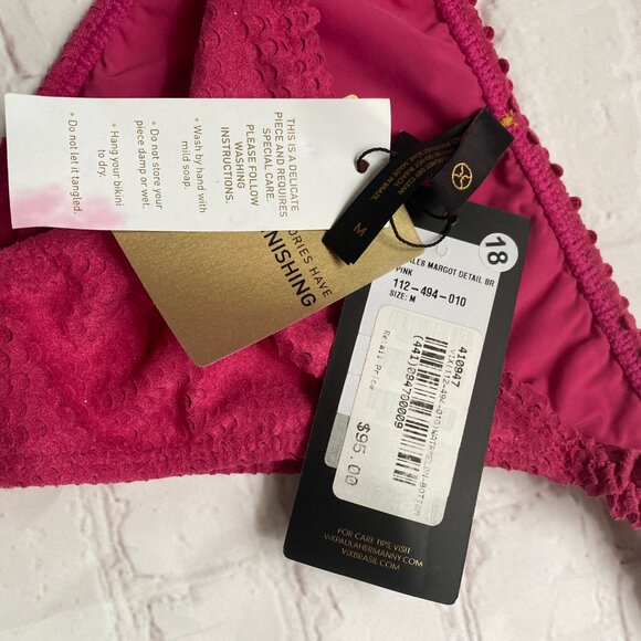 Scales Margot Ruffle-Trimmed Laser-Cut Low-Rise Bikini Bottom NWT - Picture 5 of 9